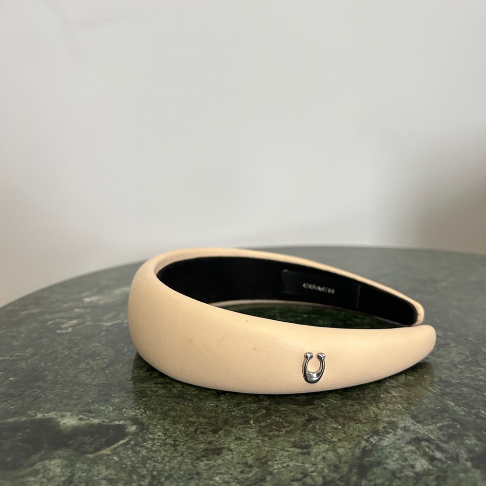 Coach Leather Headband